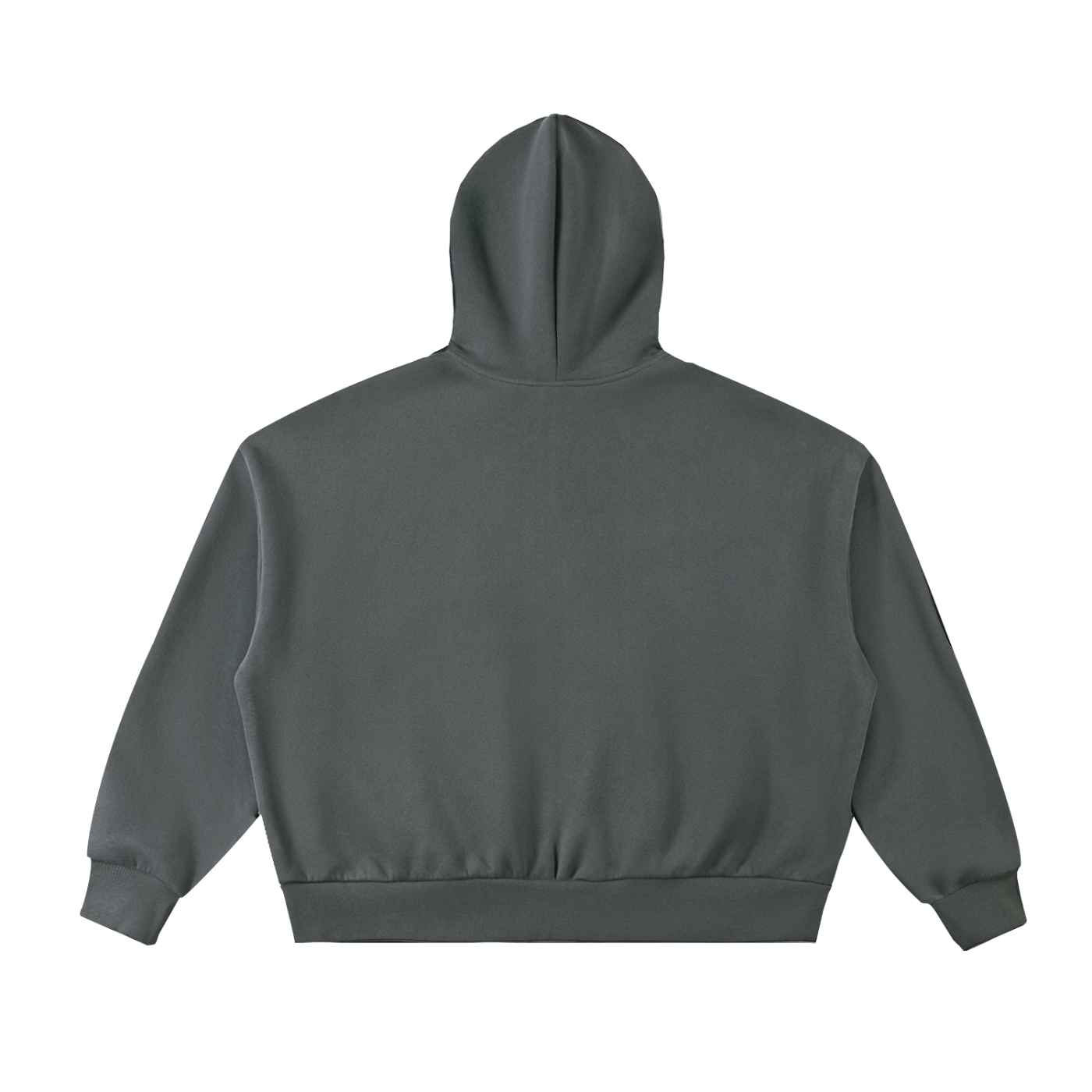 Full-Zip Boxy Hoodie